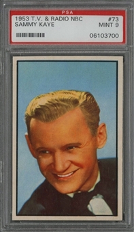 1953 Bowman "TV & Radio Stars of NBC" #73 Sammy Kaye - PSA MINT 9 "1 of 1!"